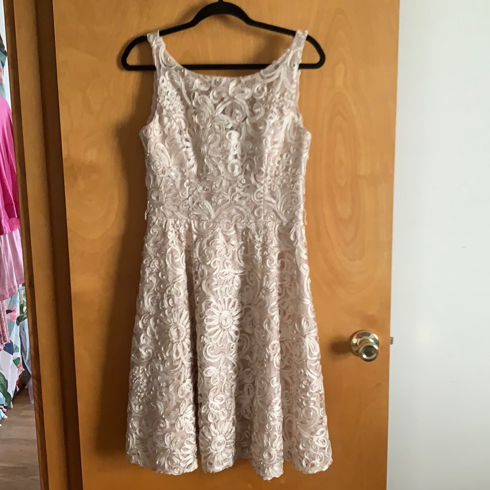ModCloth Marina cream party dress